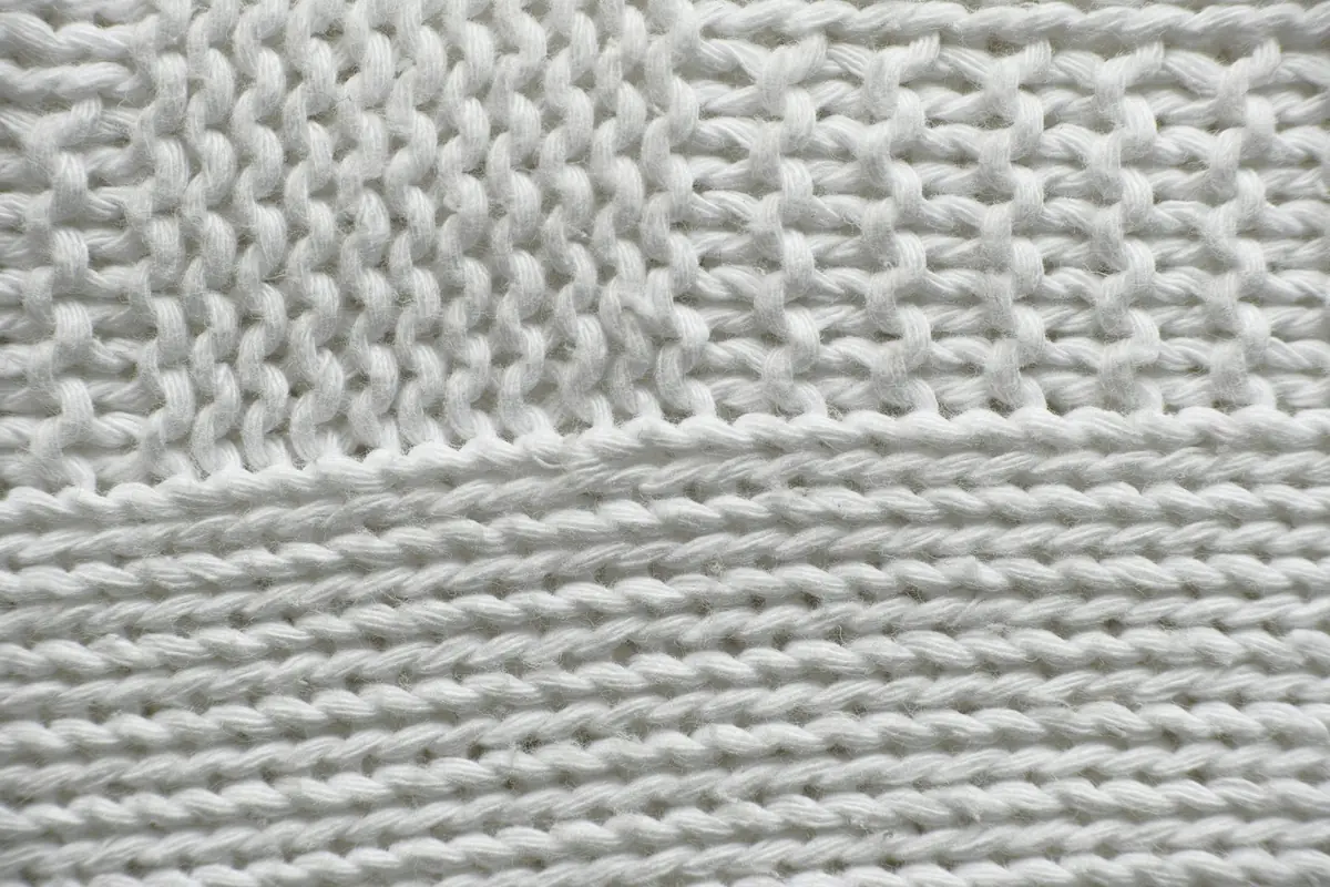 Wool knit in close detail